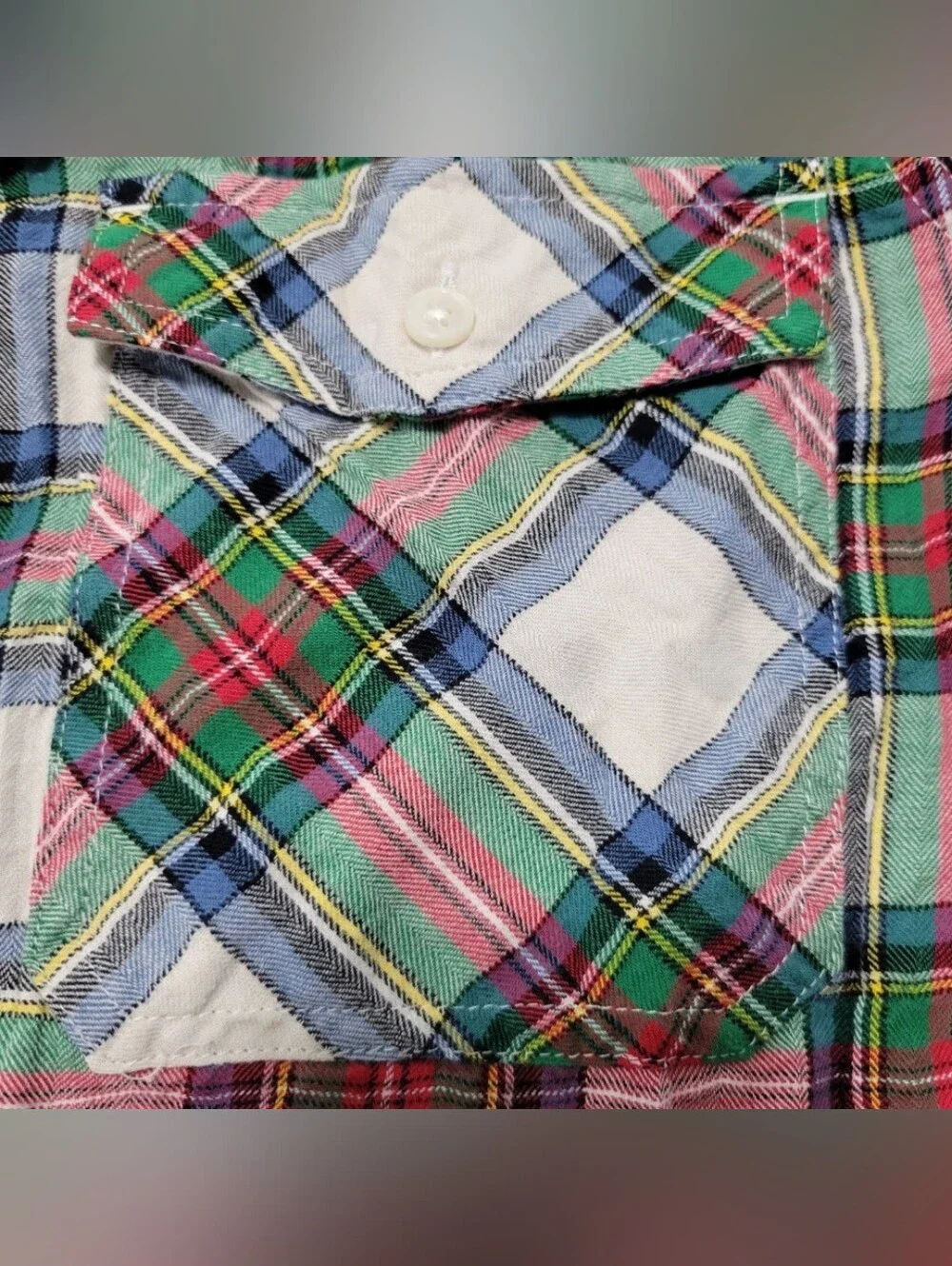 J.Crew Top Size 8 Tall J Crew Shirt 8T Long Sleeve Shirt Button Down Shirt Plaid